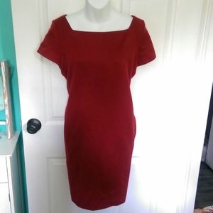 Tevrow & Chase NWT Red Dress Sz 12